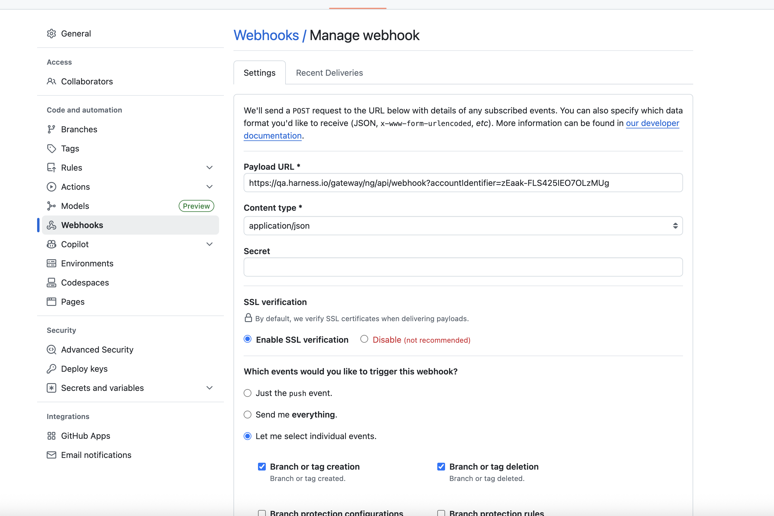 Webhook Auto-Creation